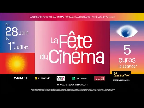 Fête du cinéma: 5€ la place !