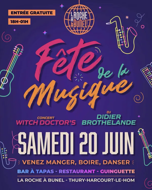Fête de la musique à la Roche à Bunel
