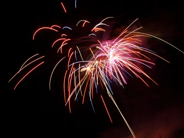 Feu d'artifice à Merville-Franceville-Plage