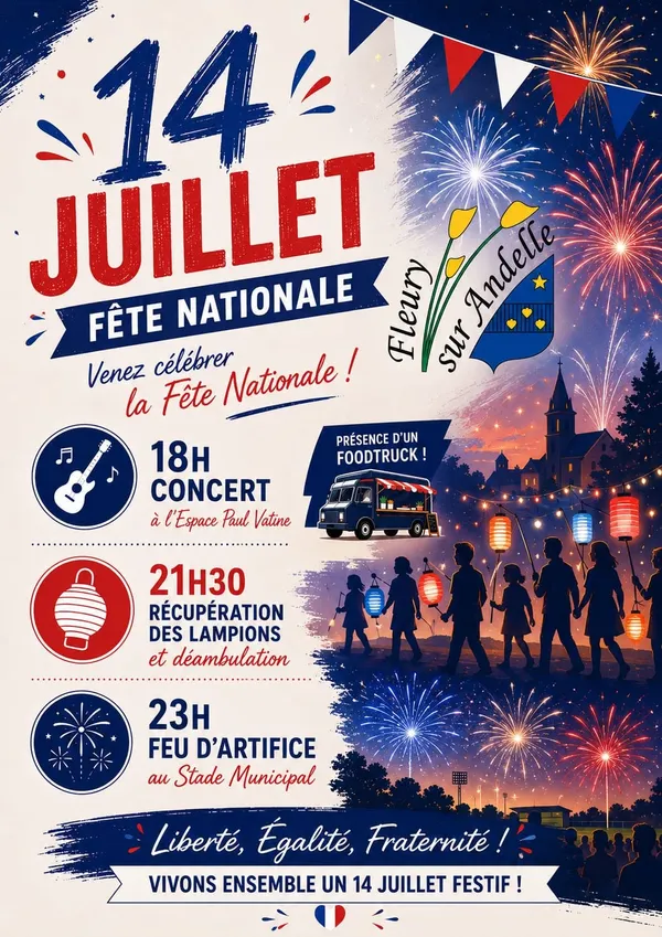 Fête nationale à Fleury-sur-Andelle