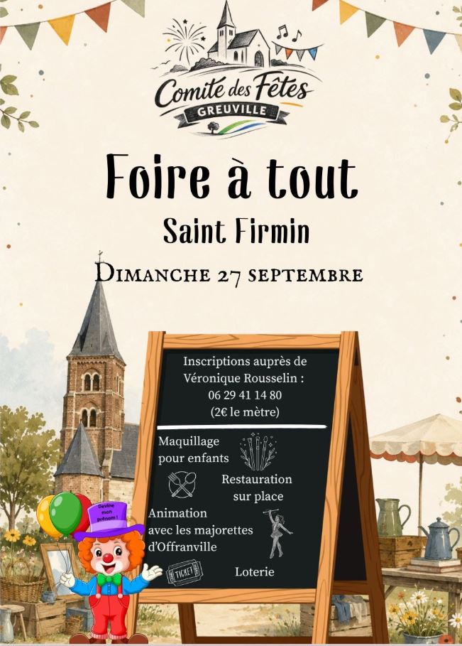 Foire à tout de la Saint-Firmin