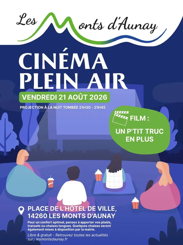 Ciné plein air aux Monts d'Aunay