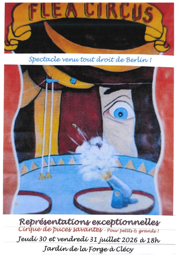Le Cirque de puces savantes arrive à Clécy !
