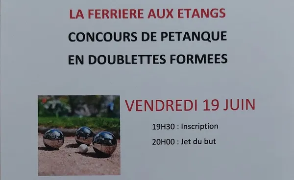 Concours de pétanque nocturne