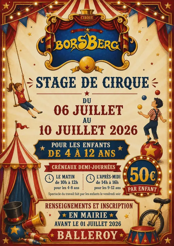 Stage de cirque