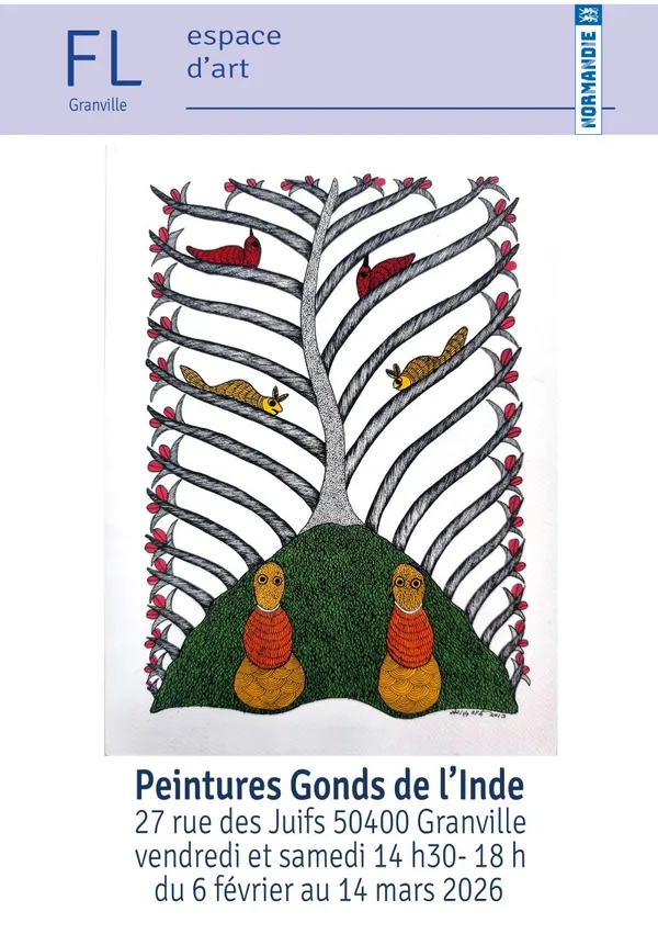Exposition peinture "Gonds de l'Inde"