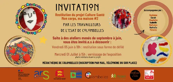Vernissage de l'expostion Mon corps, ma maison