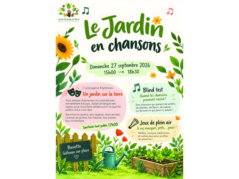 Le Jardin Partagé de Nocé en chansons