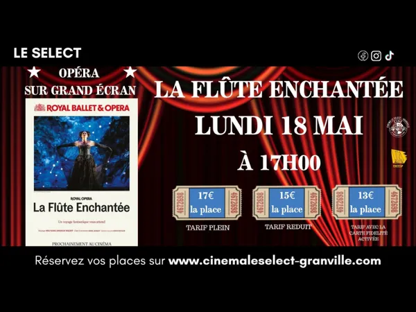 Opéra sur grand écran - La flûte enchantée