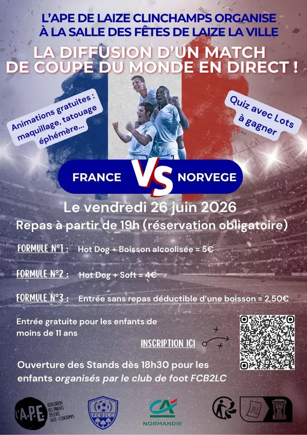 Diffusion Match France-Norvège