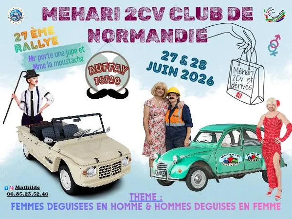 Mehari 2cv Club de Normandie