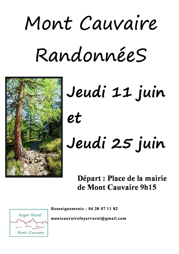Randonnée Mont-Cauvaire
