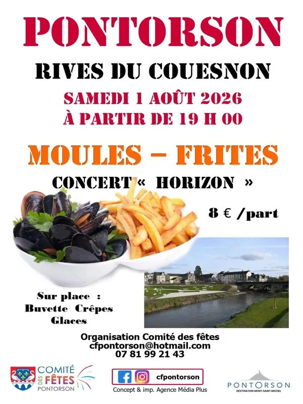 Soirée concert et moules-frites aux Rives du Couesnon