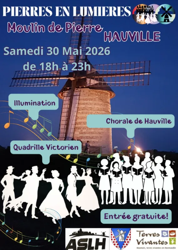 Pierres en lumières au moulin de Hauville