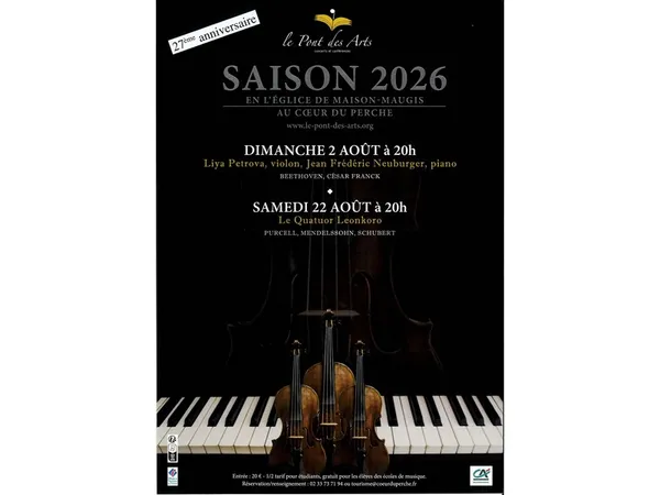 Récital piano-violon - Saison musicale du Pont des Arts