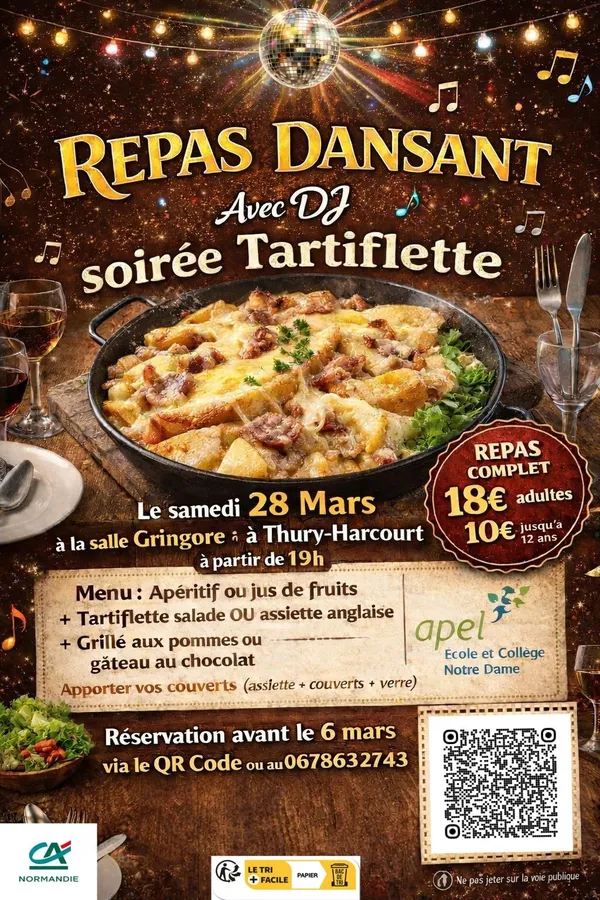 Soirée Tartiflette et Repas Dansant