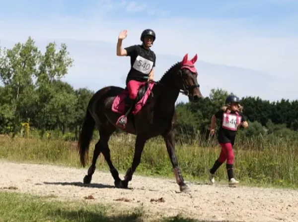 Equidays - Démonstration de Ride and Run à Saint-Aubin-sur-Mer
