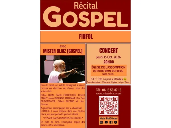 Concert Gospel Église de Firfol