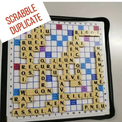 Scrabble duplicate - Association Passe Temps