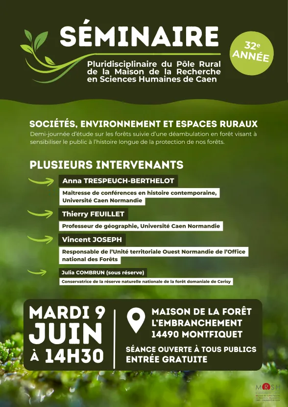 Séminaire pluridisciplinaire du pôle rural de la Maison de la Recherche en sciences humaines de Caen