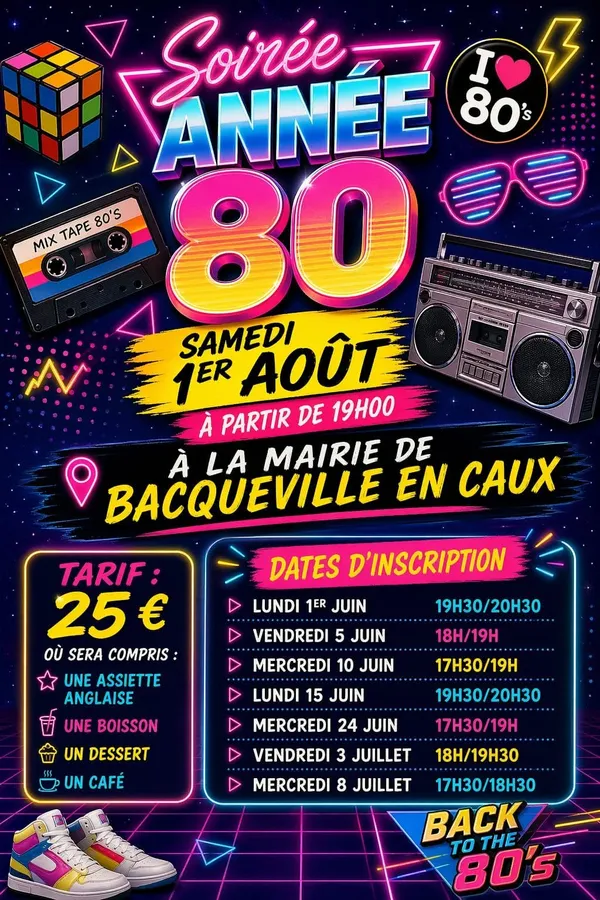 Soirée année 80