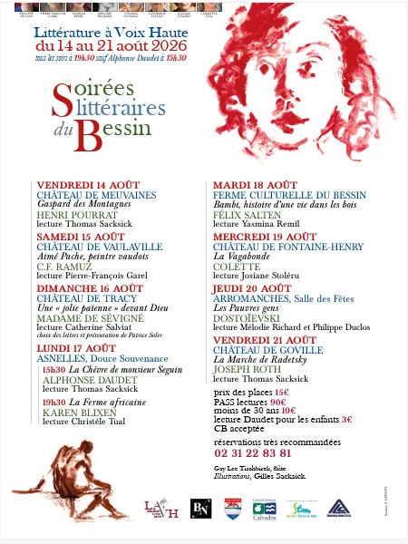 Soirées littéraires du Bessin – Littérature à Voix Haute "Gaspard des montagnes" - Meuvaines-