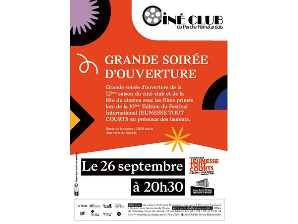 Soirée d'ouverture de la 12ème saison du ciné-club