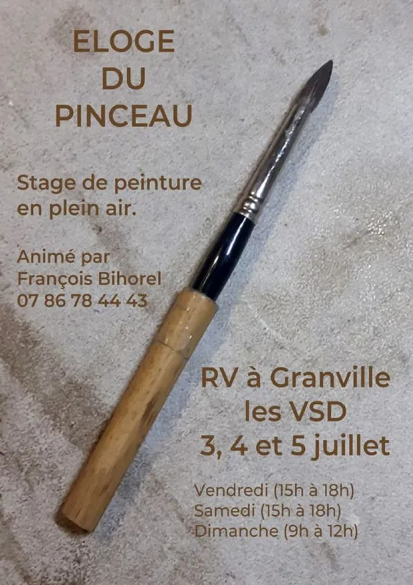 Stage dessin peinture en plein air
