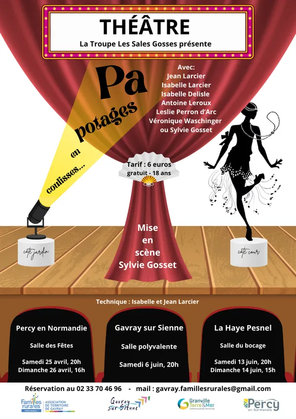 Théâtre - Papotages en coulisses