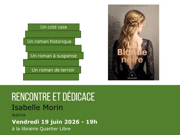 Rencontre-dédicace avec Isabelle Morin