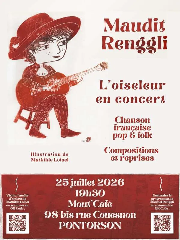 Concert Maudit Renggli au Mout'café