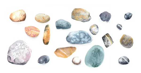 Stage : Aquarelle sur pierres et cailloux