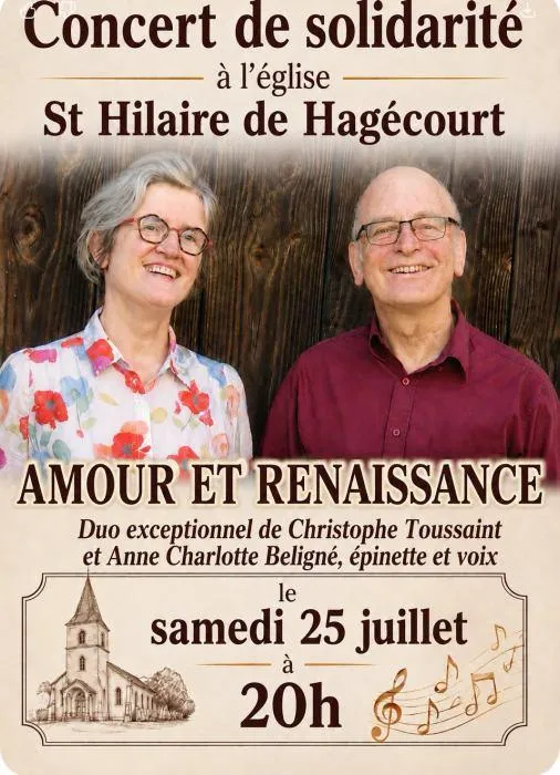 Concert duo de Christophe Toussaint et Anne-Charlotte Beligné - épinettes et voix