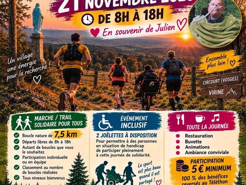 Trailthon au profit du Téléthon