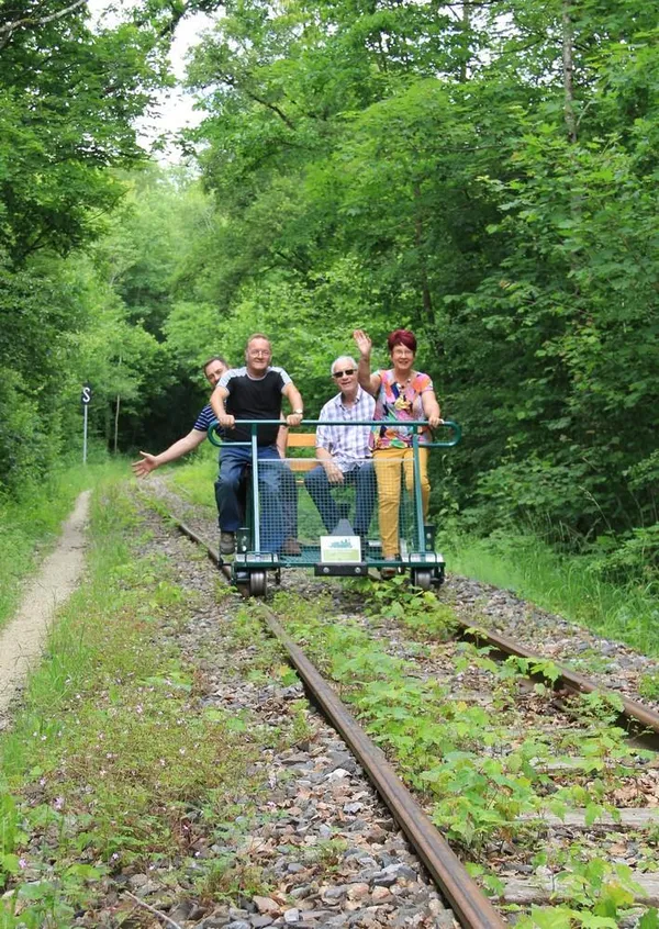 Vélorail en forêt de Massonges