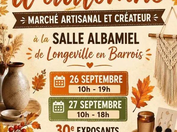 Marché d'automne - artisans et créateurs