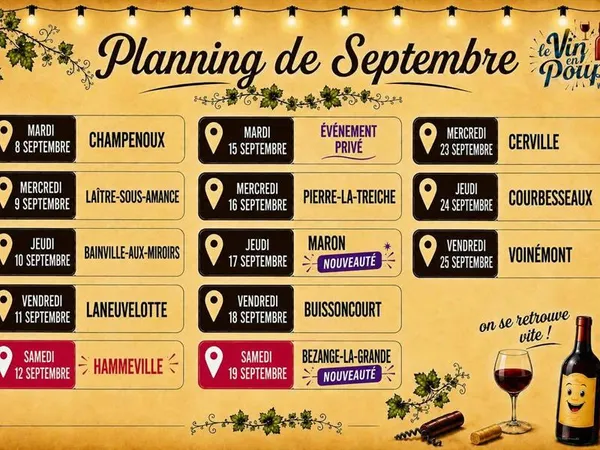 Bar à vin ambulant - Le vin en Poupe