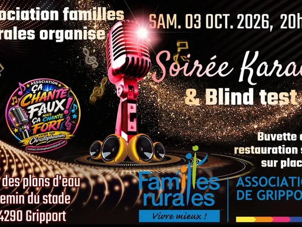 Soirée karaoké et blind test
