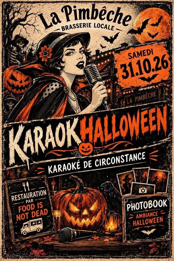 Karaok'Halloween à la Pimbêche