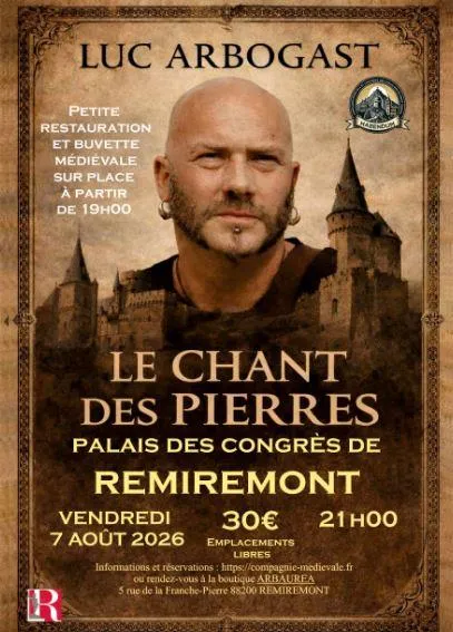 Concert de Luc ARBOGAST : le Chant des Pierres