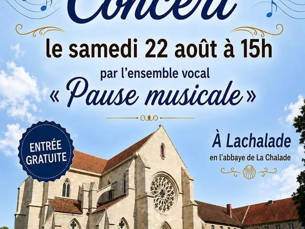 Concert à l'Abbaye de Lachalade