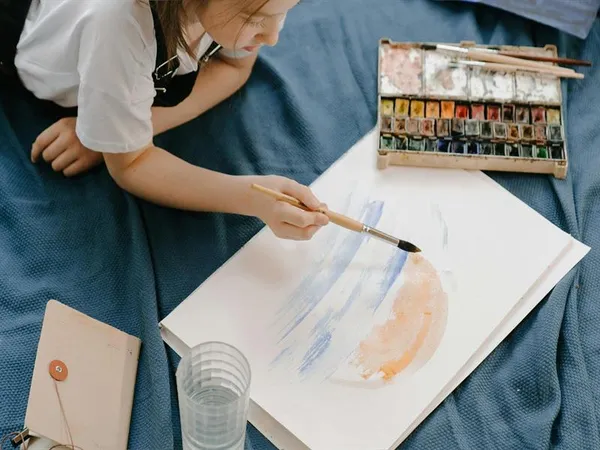 Visite-atelier - Ma première aquarelle