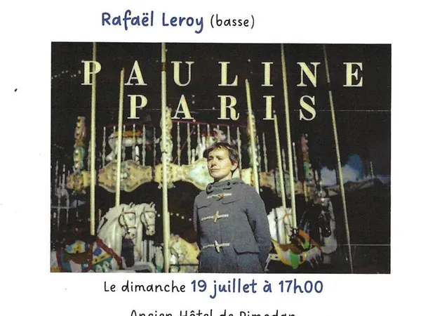 Concert Pauline Paris et Rafaël Leroy - Hôtel de Pïmodan