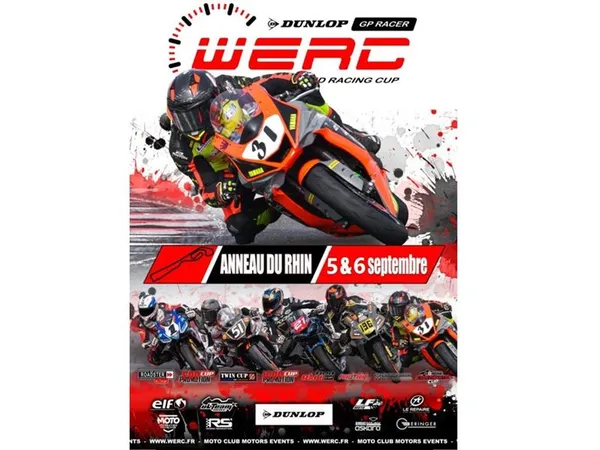 Compétiton motos WERC - Anneau du Rhin