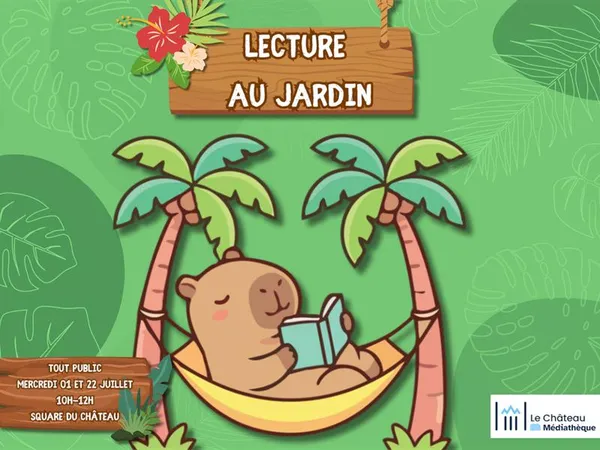 Médiathèque - Lecture au Jardin