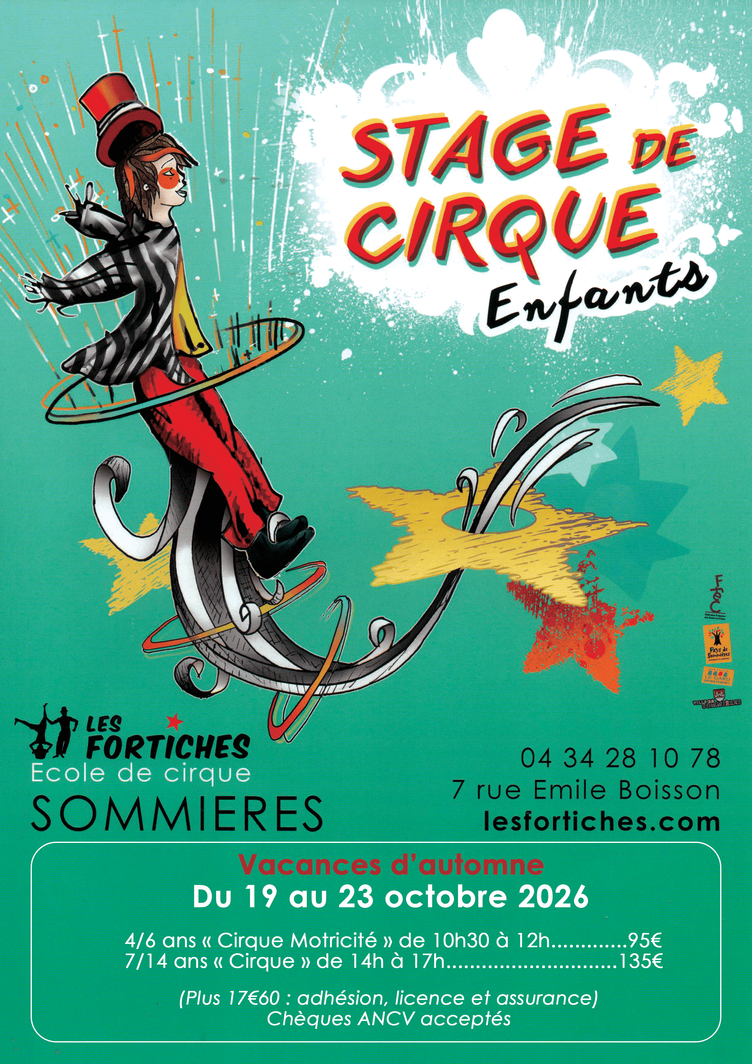 Stage de cirque pluridisciplinaire