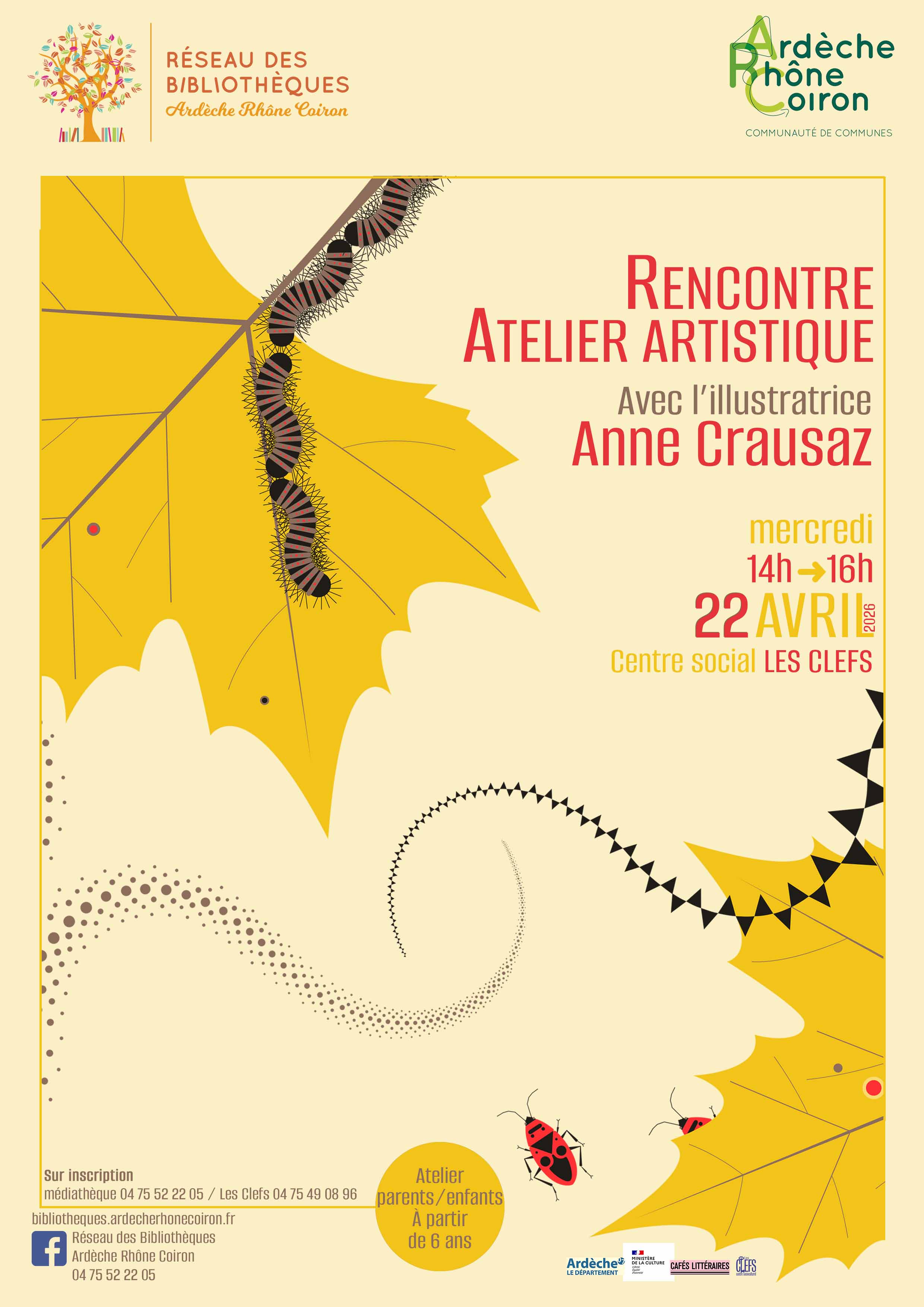 Rencontre - atelier artistique avec Anne Crausaz