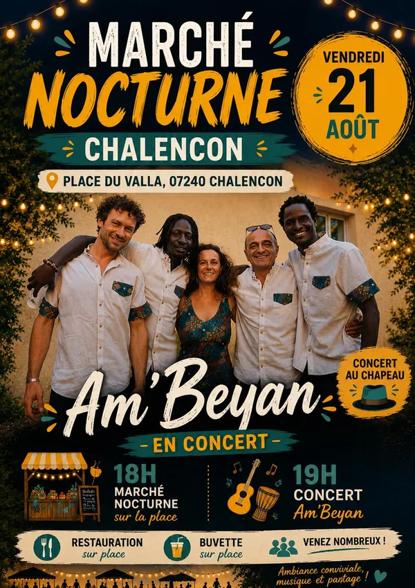 Concert du groupe "Am'beyan" (afro-blues)