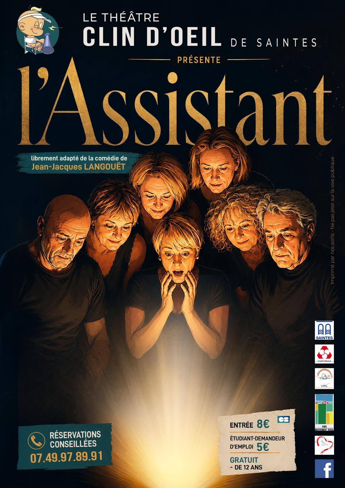 Théâtre L'assistant par la Cie Clin d'Oeil