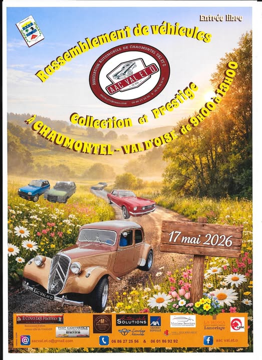 Exposition Auto par l’Association Automobile Chaumontel